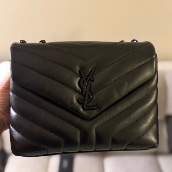 Authentic YSL LouLou Back/Black (Small) - Picture 2 of 6